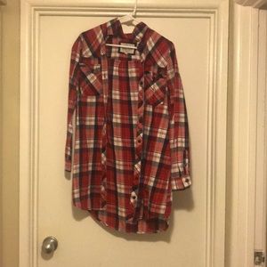 Red plaid flannel